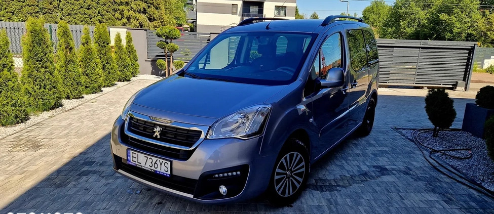 Peugeot Partner cena 43000 przebieg: 151000, rok produkcji 2016 z Łódź małe 232